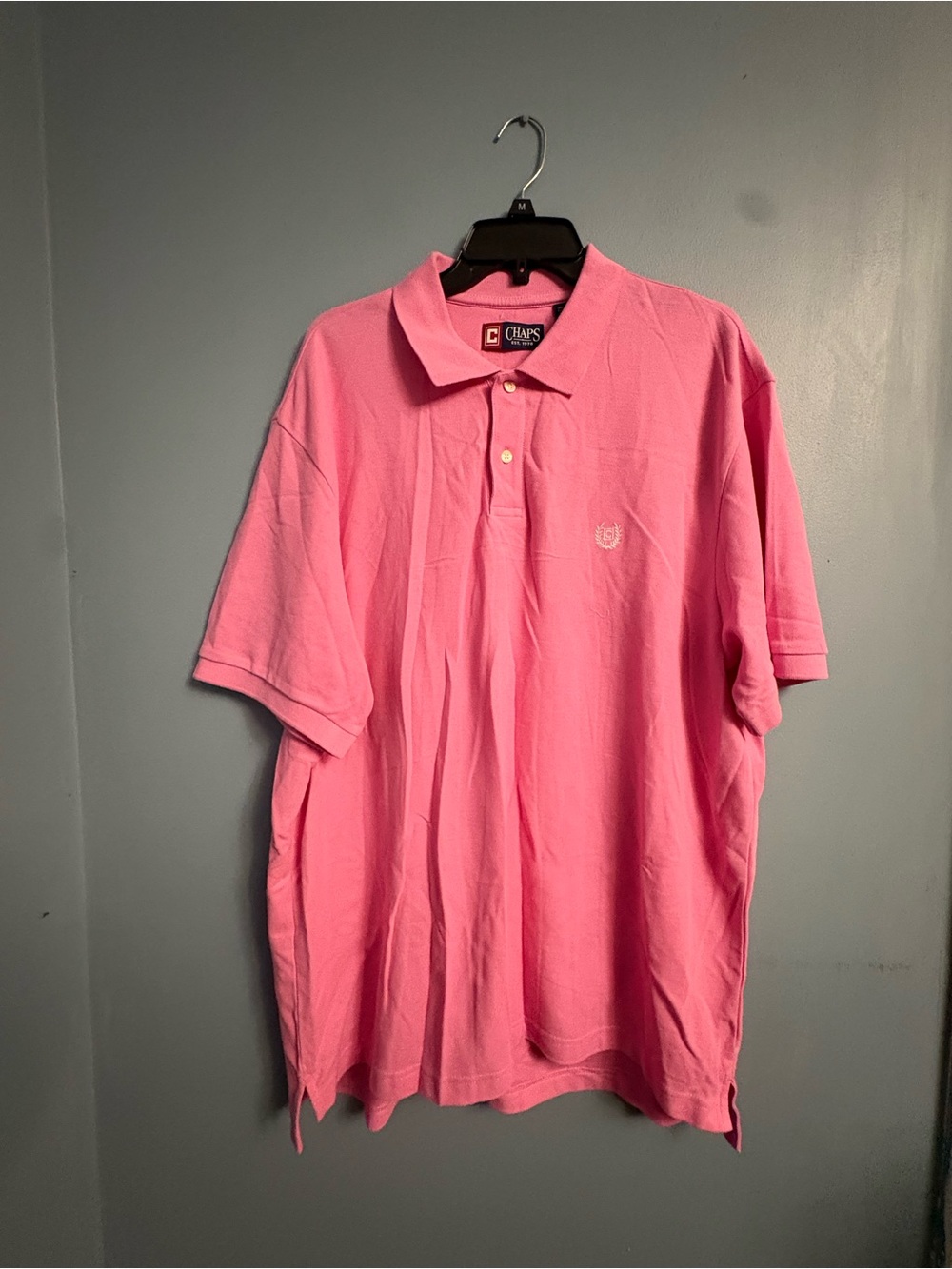 Chaps Men’s Hot Pink Polo Shirt